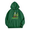 Ladies' Christmas Style Printed Hoodie With Wool And Pockets For Women