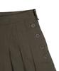 THE COLDEST MOMENT Tcm Skirt Layered Pants (Brown)