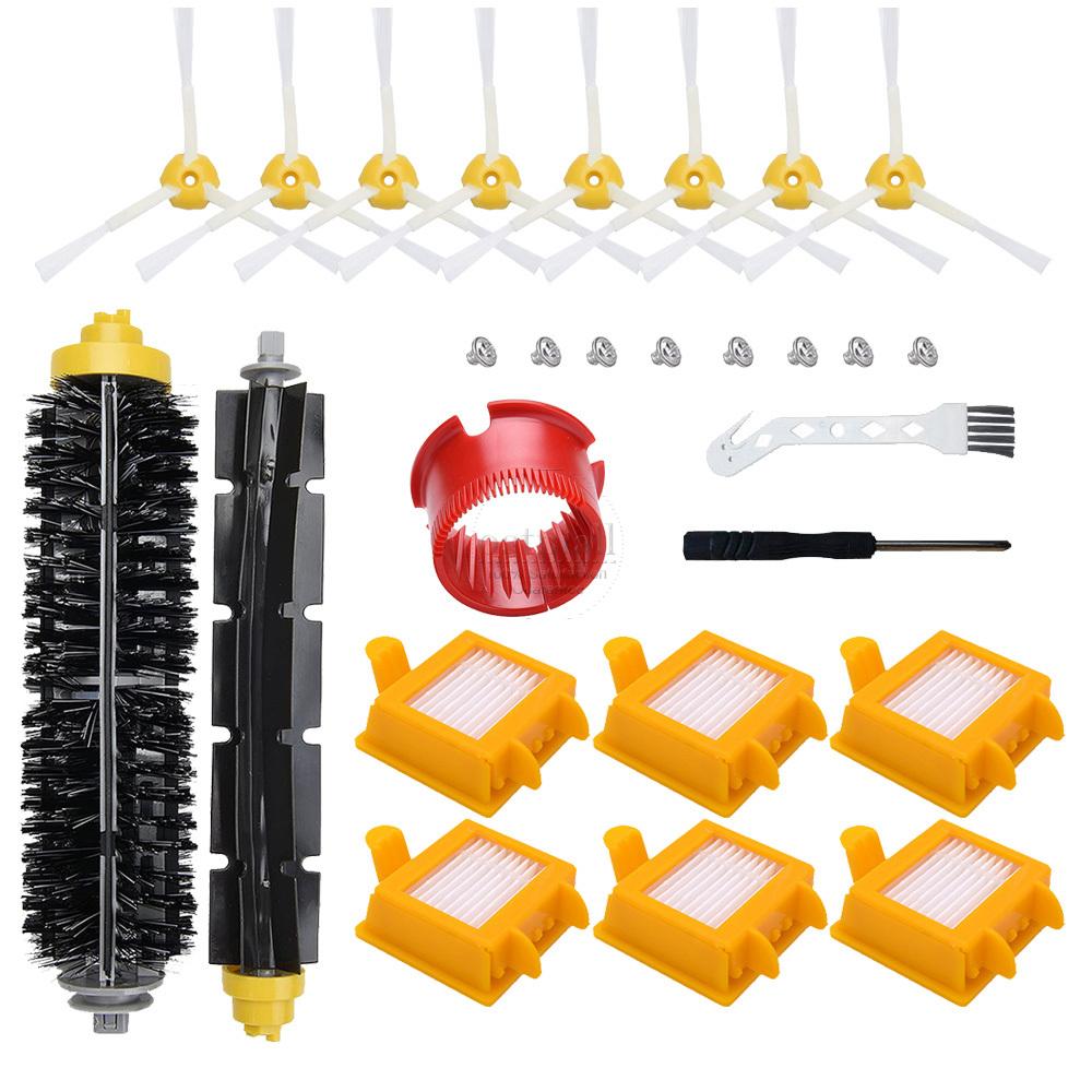 Accessories For iRobot Roomba 790 780 770 760 700 Series Vacuum Cleaner Spare Parts Replacement Kit,Main Brush,Side Brush,Caster Wheel,HEPA Filters