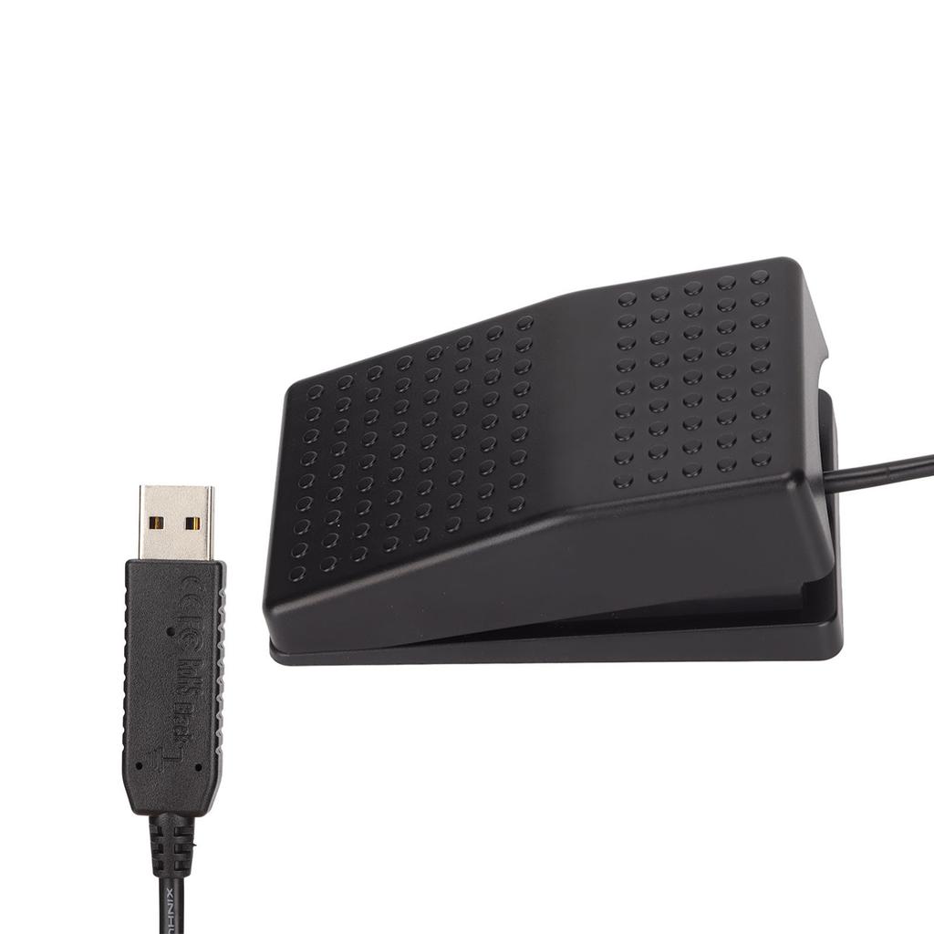 USB Fotsvitsj USB Enkelpedal Mekanisk Bryter med Indikatorlys Standard HID Programmerbar