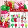 113pcs Christmas Balloon Wreath Set Suitable for Christmas Birthday Party and Other Scenes Indoor and Outdoor Decoration