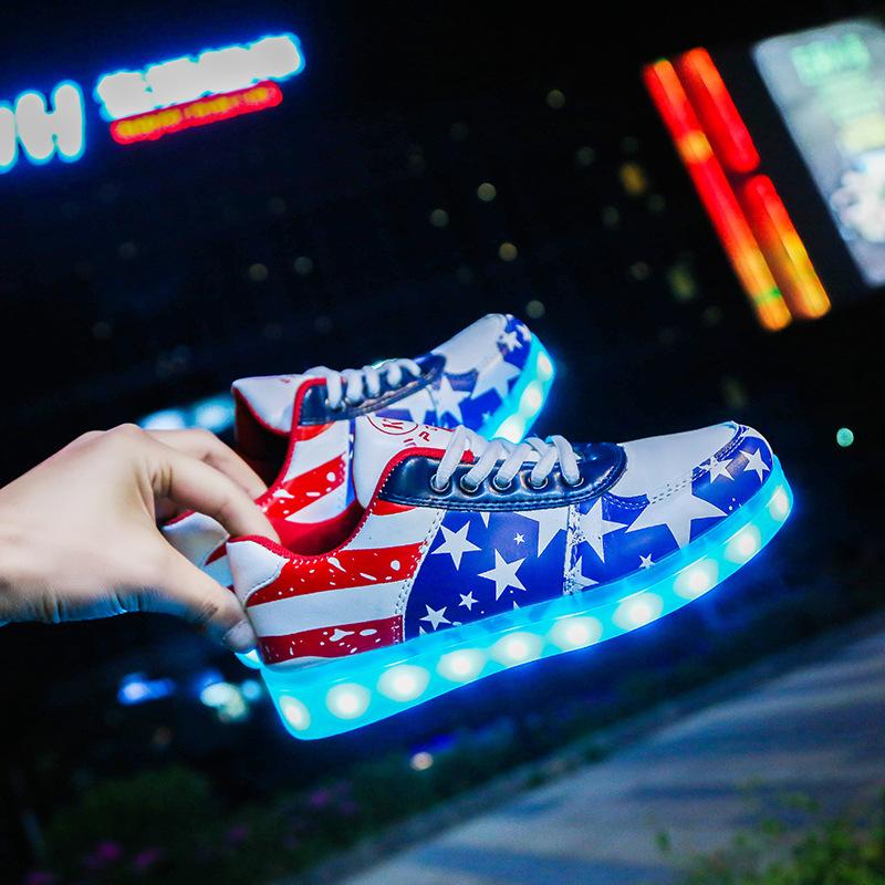 Kleurrijke Oplaadbare Schoenen met Lichtgevende Elementen voor Mannen, Lichtgevende Ghost Stapdansschoenen voor Vrouwen, Koppels en Studenten, Perfect voor Streetdance en Vrijetijdskleding