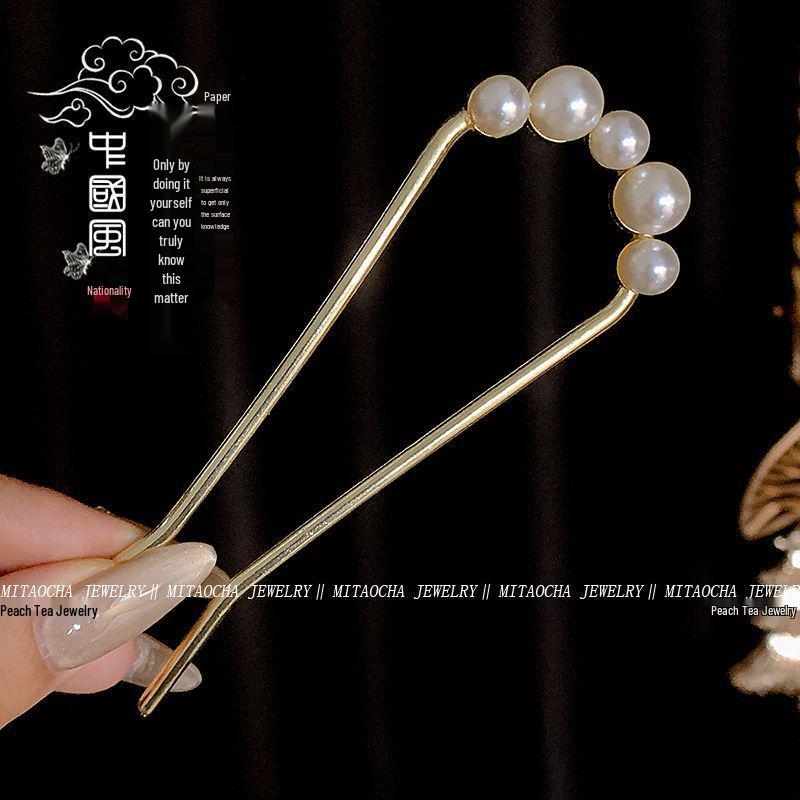 

Жемчужная подвеска-заколка для волос: Современный и старинный инструмент для пучка для женщин