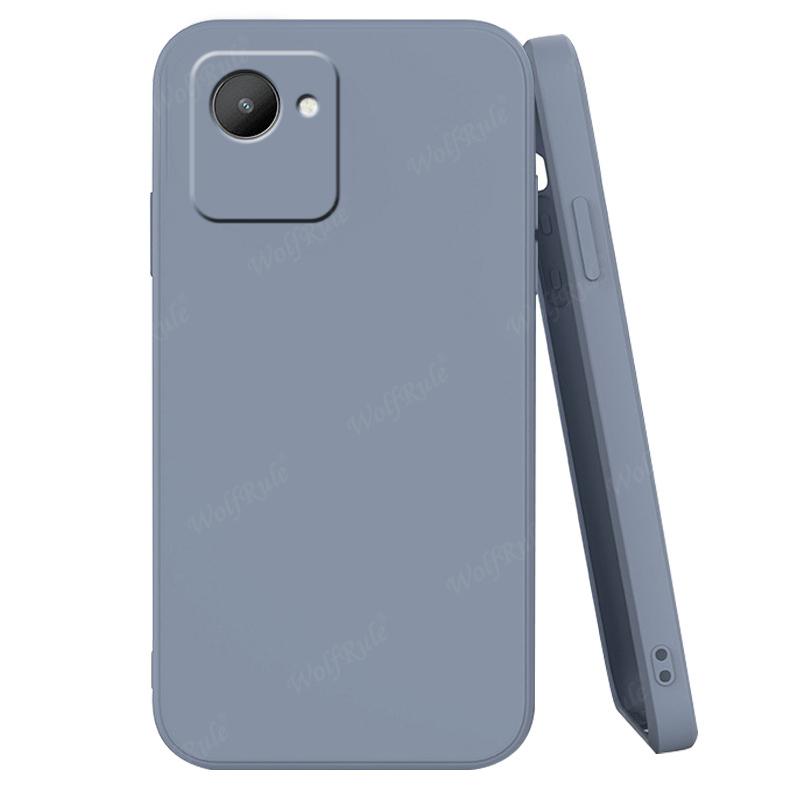 For Cover OPPO Realme C30 Case For Realme C30 Capas Shockproof Bumper Liquid Silicone TPU Soft Cover For OPPO Realme C30 Fundas