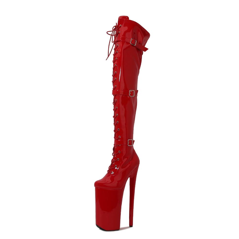 European Fashion Ultra Sexy 26CM High Heel Over-the-Knee Knight & Pole Dancing Boots