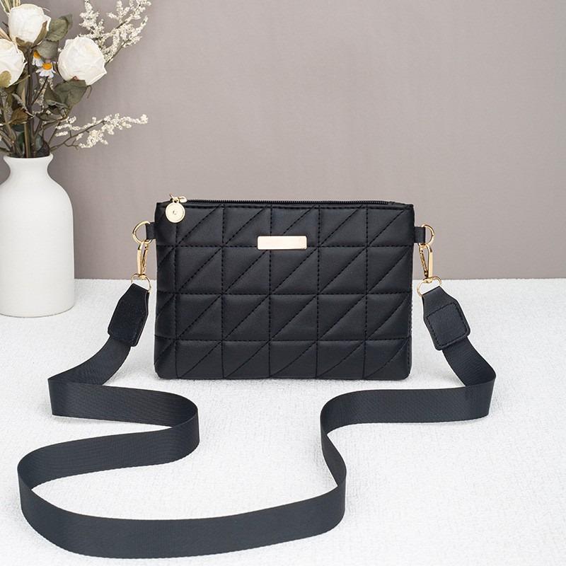 Women's bag Fashion embroidered small square bag Portable change bag One shoulder oblique span clutch bag Mini mobile phone bag