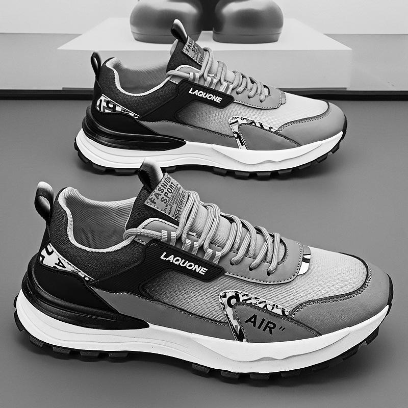 

Forrest Gump men s shoes summer breathable advanced sense mesh mesh shoes youth thin sports and leisure dad deodorant tide shoes 44