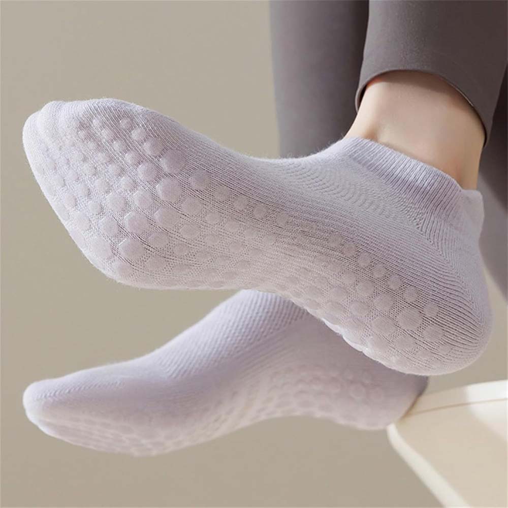 6 Pairs Non-Slip Yoga Socks for Women – Breathable Mesh Pilates Grip Socks for Summer and All Seasons