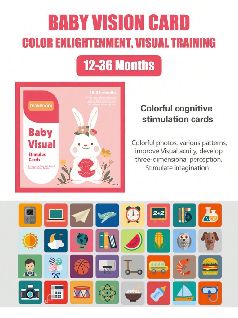 1 BUC Carte moale pentru bebeluși Montessori educație timpurie carte de pânză silențioasă Jucării educative pentru bebeluși de la 0-6 luni și mai mari Puzzle de iluminare