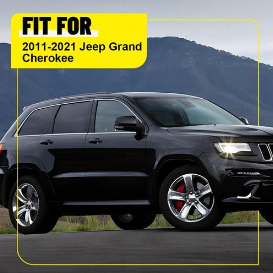 Fit Jeep Cherokee Grand Pillar 11-21 Window Post Door Cover Molding Trim