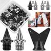 100Pcs Track Spikes Steel Wear Resistant Shoe Spikes Replacement Non-slip Lightweight Sport Shoes Spikes with Spike Wrench
