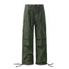 Men'S Wear | Autumn/Winter Retro Functional Multi Pocket Paratrooper Straight Leg Hanging Pants, Mid Waist Work Pants, Loose Casual Pants