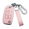 Sleutel Leer Auto Hoes Cover voor