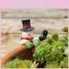 Unique Resin Santa Snowman Wall Planter Decoration Great For Seasonal Gifting