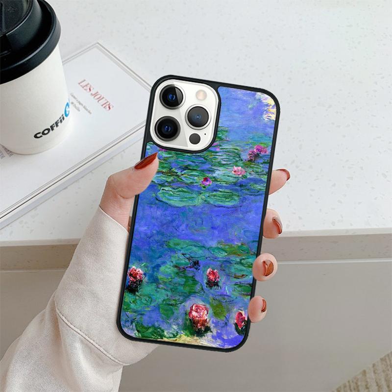 Claude Monet Art Painting Phone Case For iPhone 17 Air 16 pro max 15 14 plus 12 13 Shell Cover coque