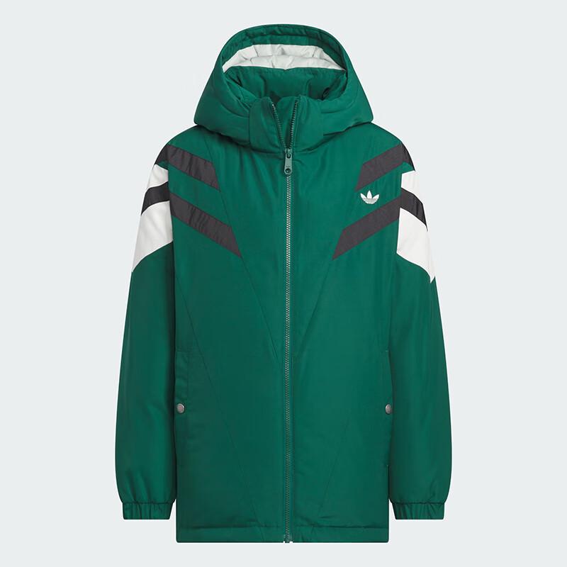 Adidas Boys' Trefoil Hooded Down Jacket