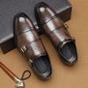 Fashion Men Oxfords Shoes Genuine Leather Luxury Men Dress Shoes Lace Up British Business Casual Shoes Men Wedding Shoe Chaussure Homme