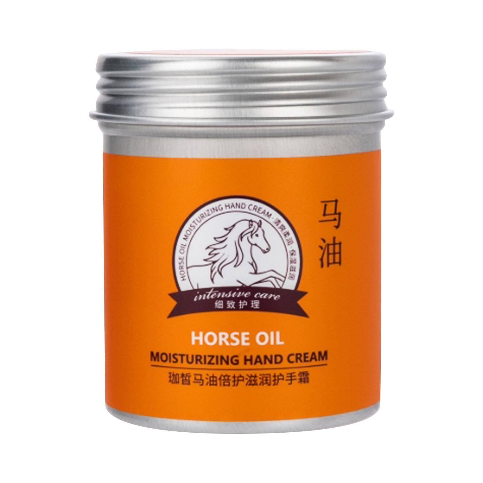 

Кремы для рук Увлажняющие кремы Лошадиное масло Уход за сухой кожей Увлажняющий крем для потрескавшейся кожи One Size оранжевый