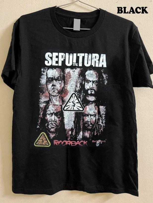 SEPULTURA THRASH GROOVE METAL BAND TEE QT3506 M