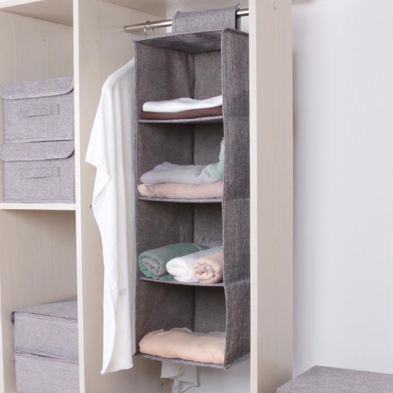 Collapsible Washable Multi-layer Fabric Wardrobe Organizer