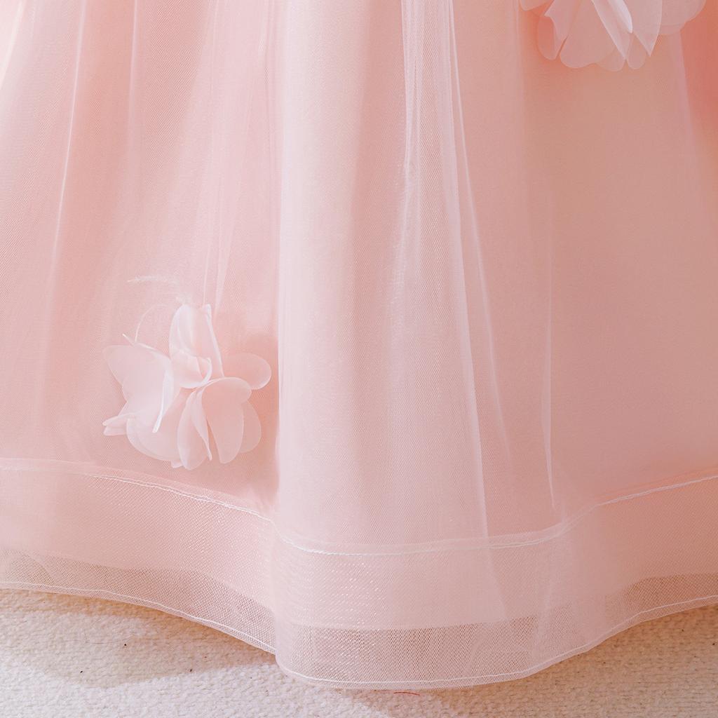 Elegant Girls Party Princess Long Dress Formal Wedding Bridemaids Birthday Prom Dresess for Girl Christmas LP662