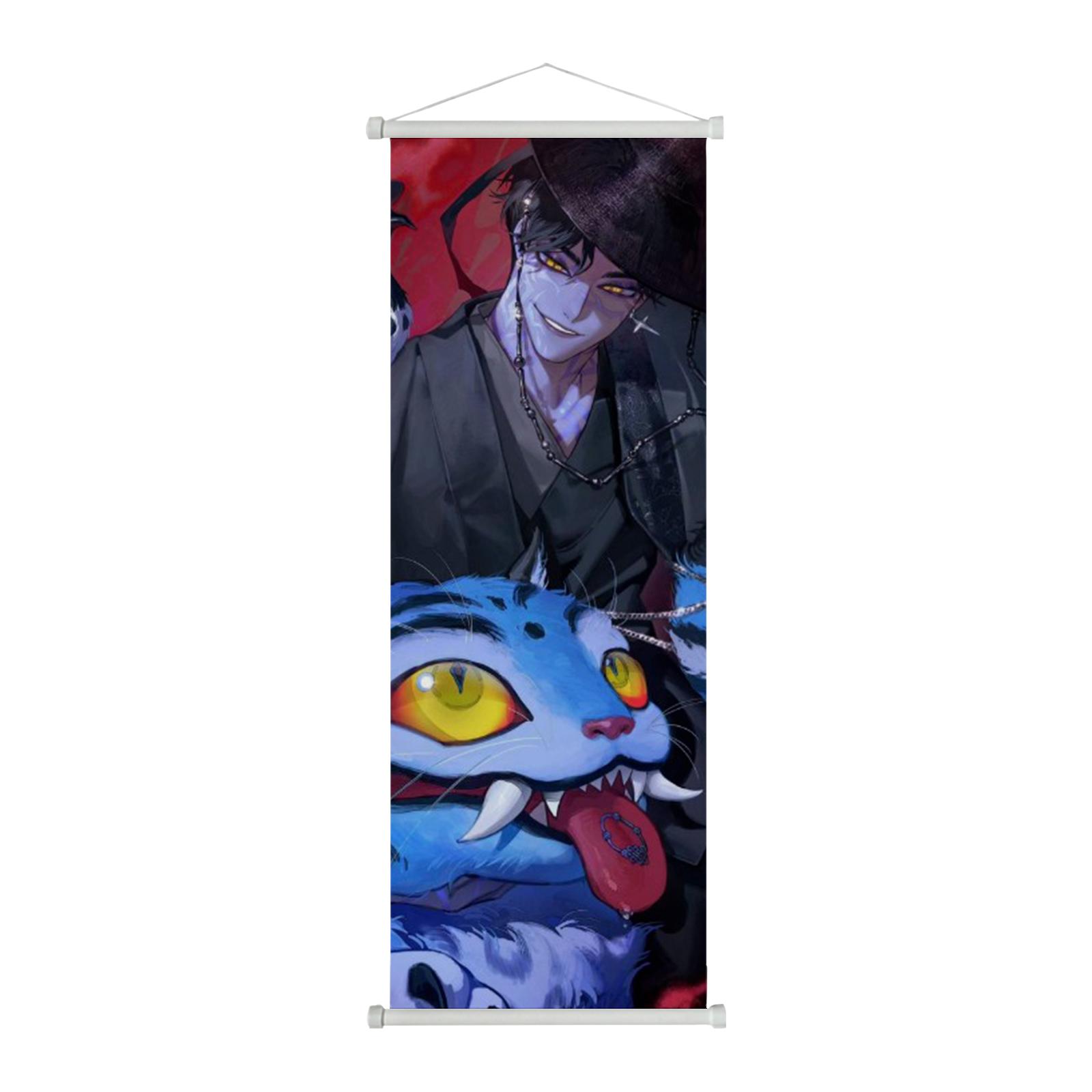 

Anime Movie Peripheral Scroll Painting Poster Interior Decoration Painting ,1pc ,9.8in*27.5in One Size