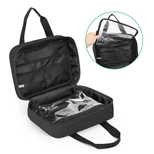 CURMIO First Aid Bag, First Aid Kit (Bag Only), Black