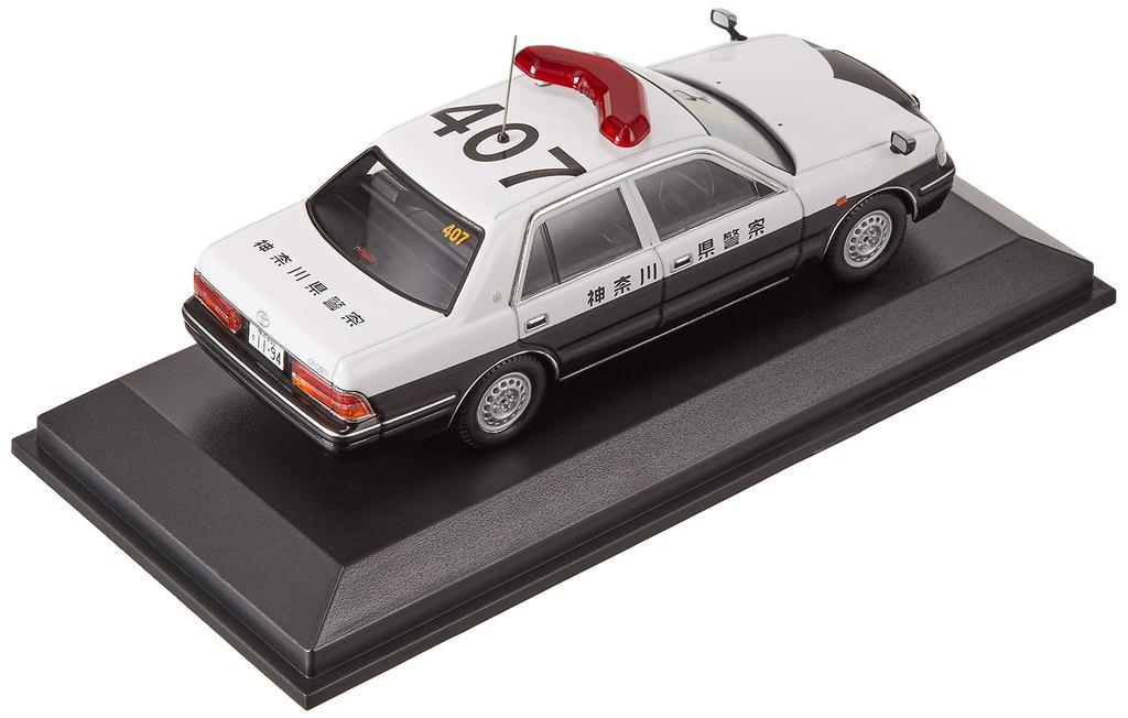 Toyota Crown 2000 Kanagawa Prefectural Police Traffic Department Traffic Riot Police Vehicle Completed Product H7430006 RAI'S 1/43 (JZS155Z) (407)