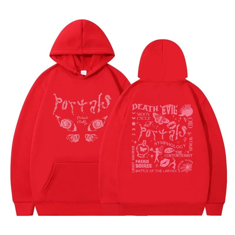 Autumn Winter Fashion New Melanie Martinez Portals Women's Hoodie Top Summer Women's Loose Short Sleeve Men's Hoodie