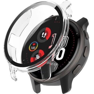 2in1 Case + Tempered Glass for Garmin Venu 2 Plus, Transparent