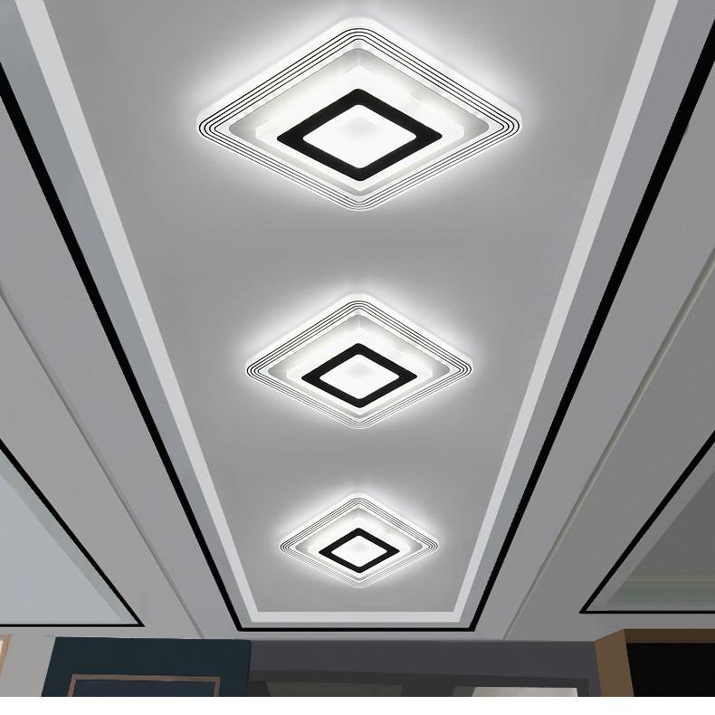LED Ceiling Light for Hallway, Entrance, or Balcony - Round Surface Mounted Design