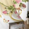 Liebe rosa Rose Schmetterling Tüll Fenster Vorhang für Wohnzimmer moderne durchsichtige Vorhang für Schlafzimmer Küche Vorhänge individuell