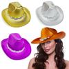 Bridal Panama Hat Jeweled Rhinestones for Women Bride Hat Sparkling Rhinestones Bridal Caps Photo Props