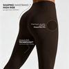 Women's Ribbed Leggings Knited Leggings Women Seamless Slim Tights High Waist Hip Liftting High Elastic Yoga Fitness Pants