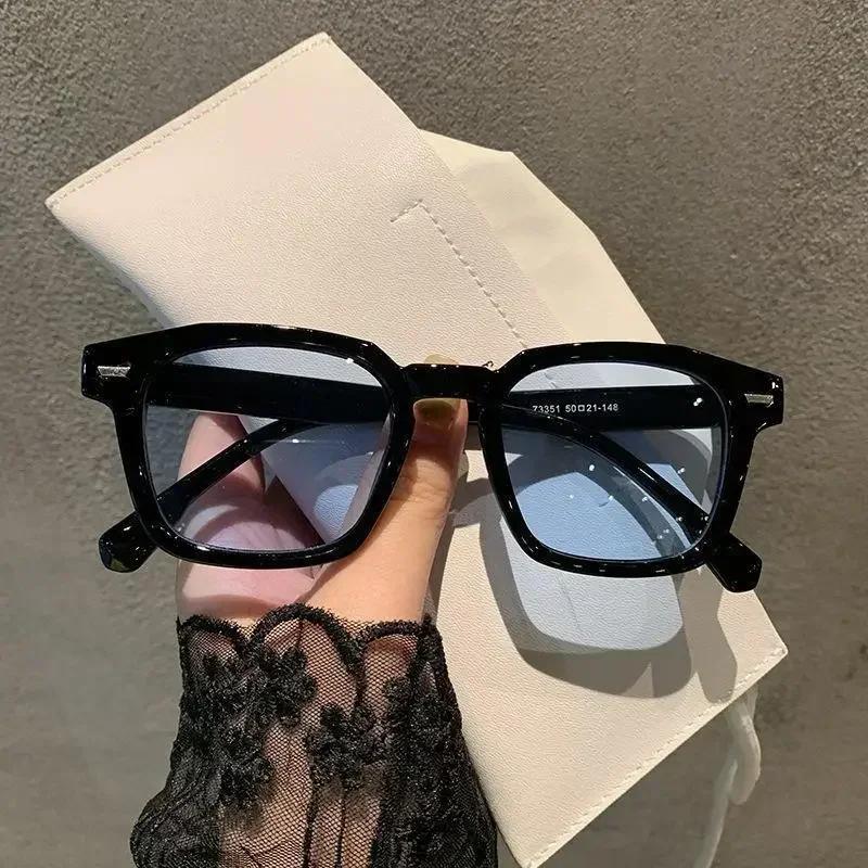 Unisex Vintage Sunglasses Retro Rectangle UV400 Protection Fashion Cat Eye Eyewear Casual Goggles for Women Men