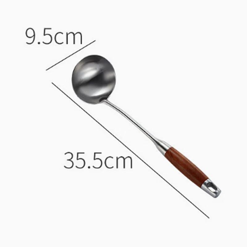 Churong 304 Stainless Steel Kitchen Utensils with Pearwood Handle
