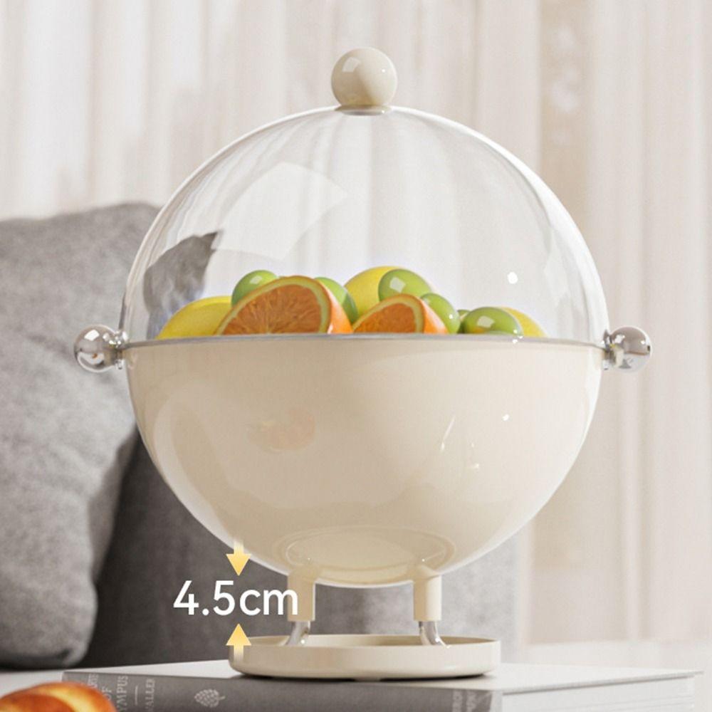 Transparent Sphere Fruit Snack Box High Footed Coffee Capsule Storage Rack  Countertop