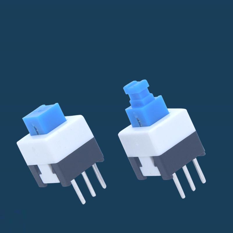 

7x7 Single Row Self-Locking Push Button Switch, Open High Flat Head, No Lock