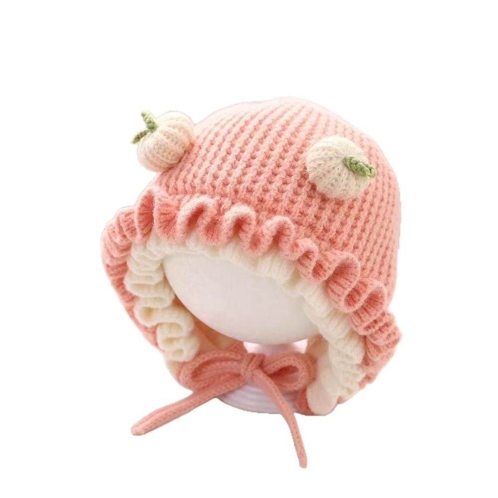 Thick Infant Winter Hat Warm Girls Knitted Hat Fashion Baby Hooded Hat