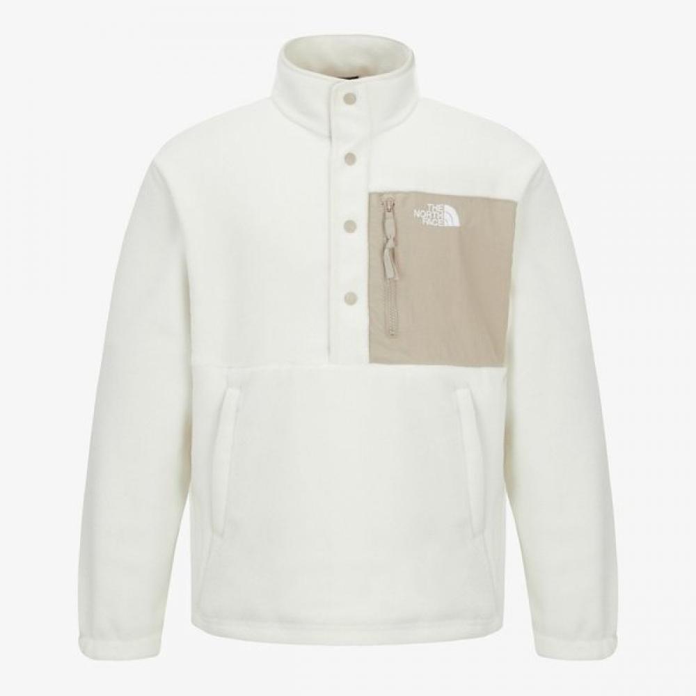The North Face Men S Denali Fleece Anorak Cream CREAM/095