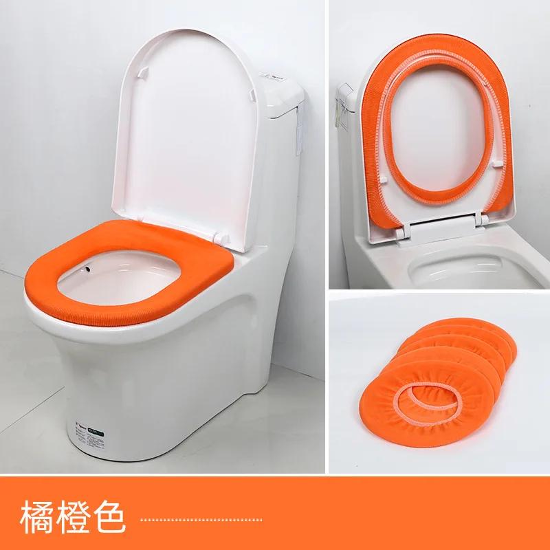 

Теплый мягкий моющийся чехол для сиденья унитаза, коврик для домашнего декора, чехол для сиденья, чехол для крышки унитаза, аксессуары, сиденье для унитаза, часть
