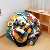 AnimalMusicians Pattern Pattern New Style Umbrella, 1 Piece Automatic Folding Umbrella, Portable Travel Umbrella, Outdoor Umbrella, Birthday Gift