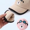 Summer Baby Baseball Cap Cartoon Eyeglasses Bear Kids Boys Girls Sun Hat Outdoor Toddlder Children Adjustable Cap Peaked Caps