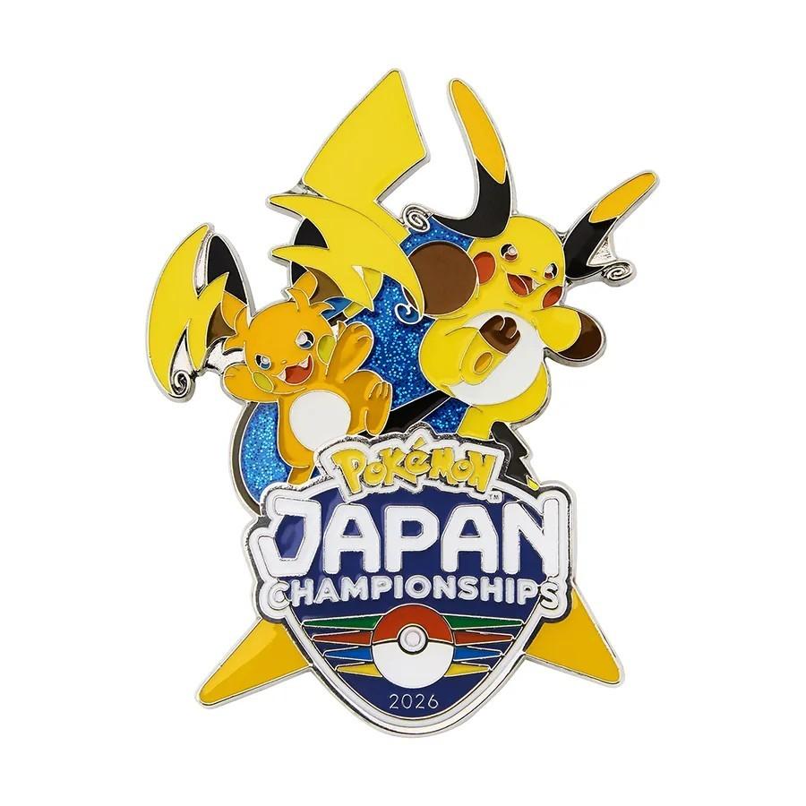 PJCS 2026 Event Logo Pin Pichu Pokemon Japan Championships Exclusive Limited