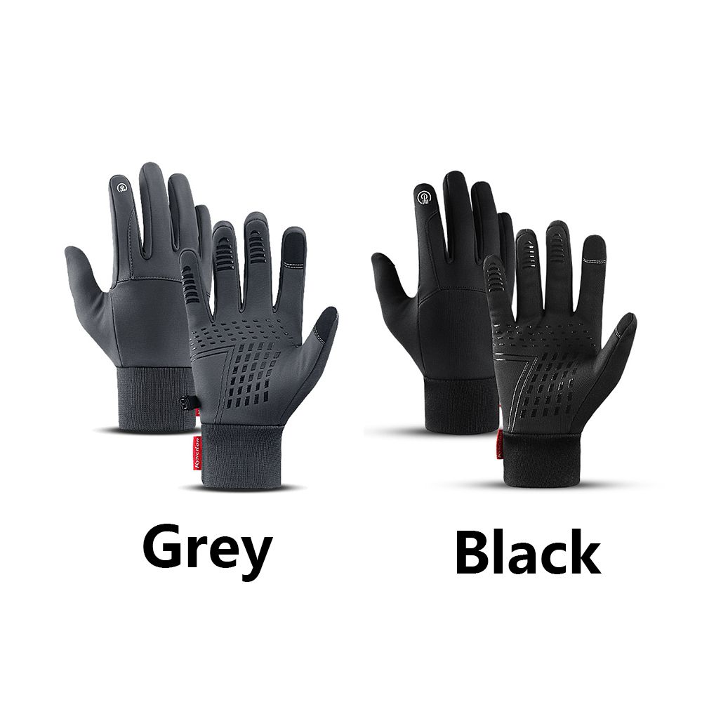 Sport Waterproof Windproof Running Ski Full Finger Touch Screen Warm Thermal Fleece Bike Gloves