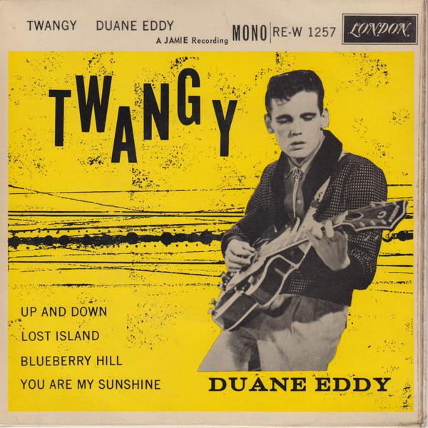 

7inch Record DUANE EDDY - Twangy REW1257 London Records, 1961 UK Rock Used