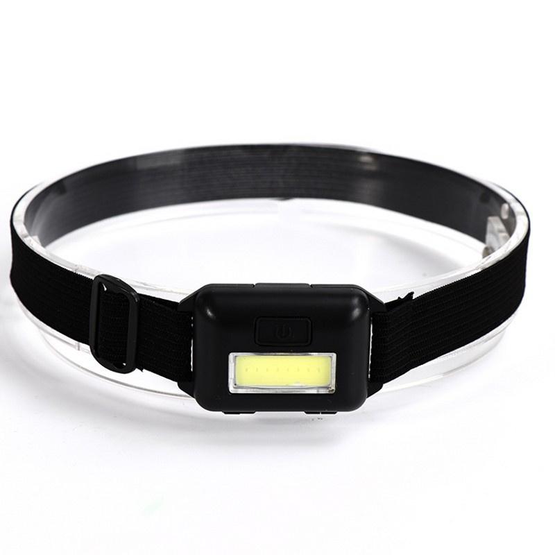 3 Modes Mini Portable COB LED Headlamp Outdoor Waterproof Night Riding Fishing Headlight Battery Powered (no Battery) Headlight
