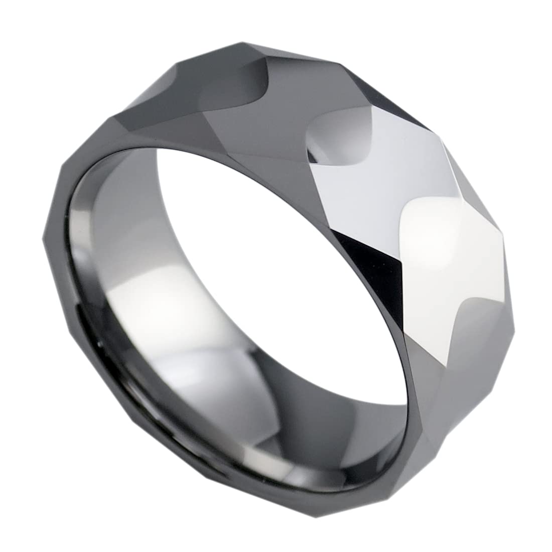 

Gin no cut tungsten ring Ring Simple Rugged [Shinjuku Kura] Multi-sided Ні. 17-23 (Ні. 21) Чоловічі