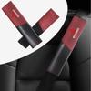 cyhk7 1/2Pcs Leather Safety Belt Shoulder Protection Cover Interior Accessories For Mitsubishi 9 Ralliart X ASX L200 Colt Cross Triton
