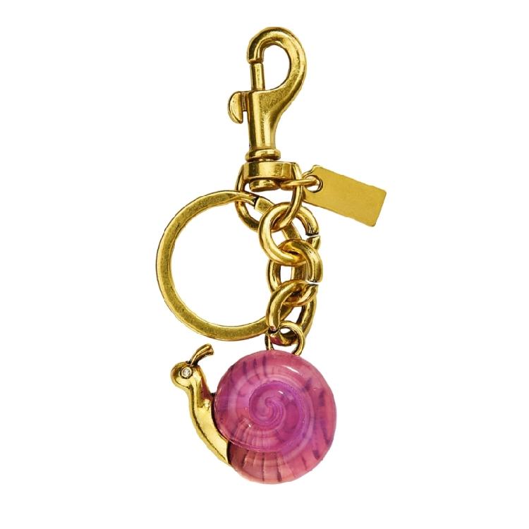 Cute Animal Shaped Key Chain Sturdy Alloy Snail Design Bag Ornament For Purse Organizers Youthful Decorative Item